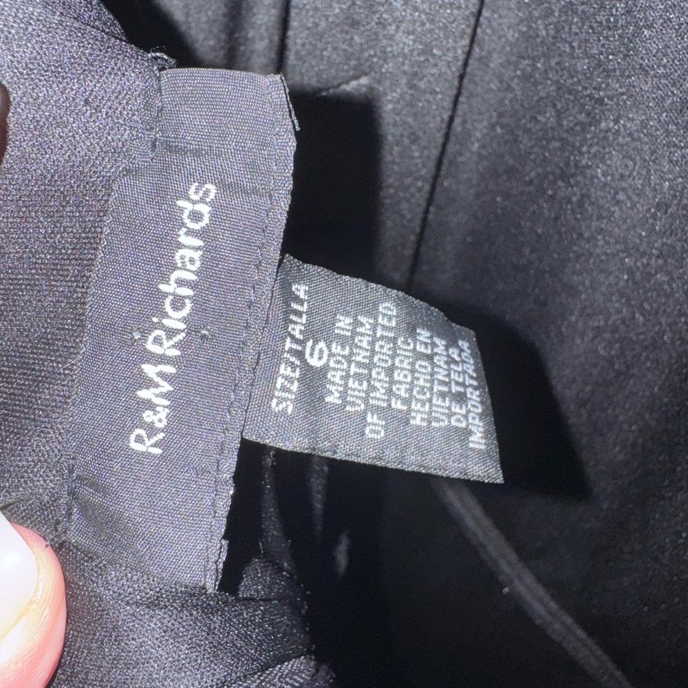 R&M Richards Black Sequin Maxi Dress - Picture 3 of 3